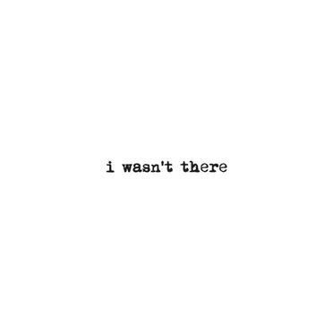 I Wasn’t There by Rosemary Fairweather - album cover