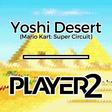Yoshi Desert (from "Mario Kart: Super Circuit")