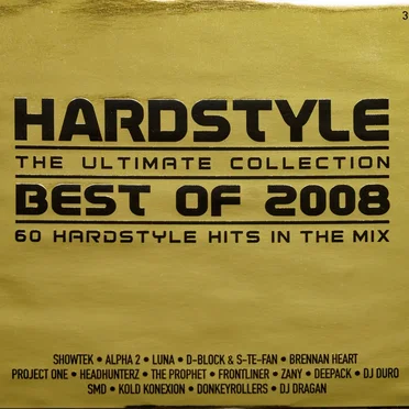 Hardstyle: The Ultimate Collection - Best of 2008 by Various Artists - album cover