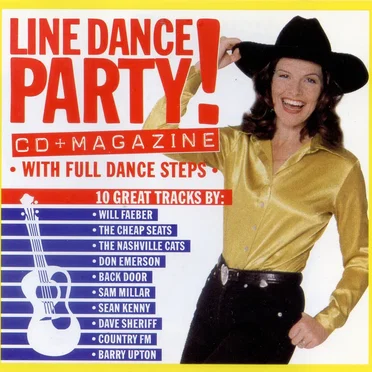 Line Dance Party! CD + Magazine by Various Artists - album cover