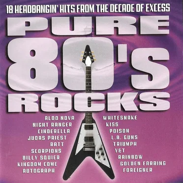 Pure 80’s Rocks by Various Artists - album cover