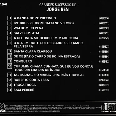 Grandes Sucessos de Jorge Ben