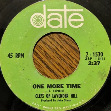 One More Time / So I'll Try by Clefs of Lavender Hill - album cover