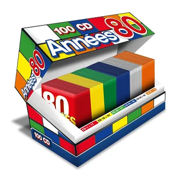 100 CD Années 80 by Various Artists - album cover