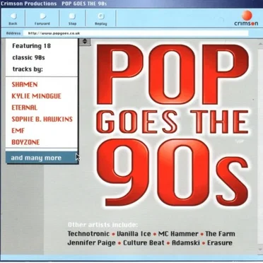 Pop Goes the 90s by Various Artists - album cover
