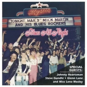 Blues All Night by Mick Martin & The Blues Rockers - album cover