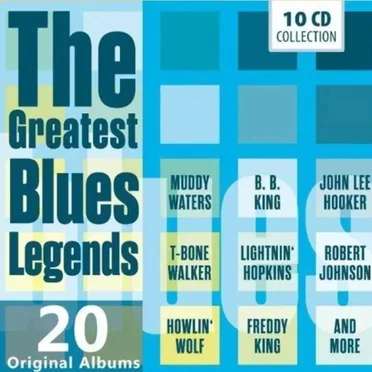 The Greatest Blues Legends by Various Artists - album cover
