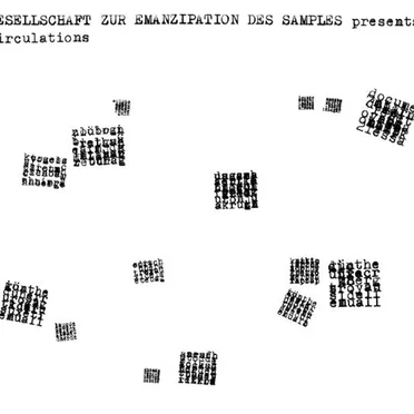 Circulations by Gesellschaft zur Emanzipation des Samples - album cover