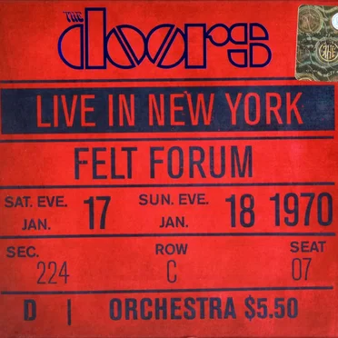 Live in New York by The Doors - album cover