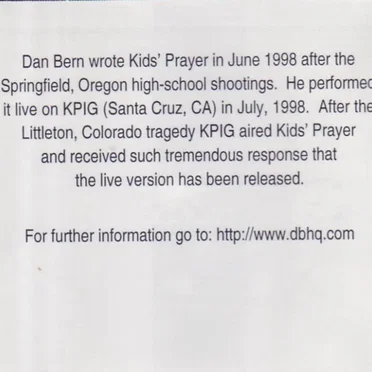 Kids' Prayer