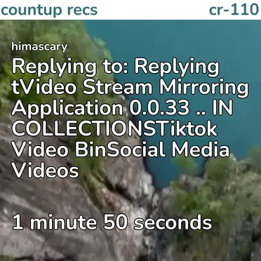 Replying to: Replying tVideo Stream Mirroring Application 0.0.33 .. IN COLLECTIONSTiktok Video BinSocial Media Videos