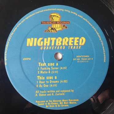 Graveyard Traxx by Nightbreed - album cover