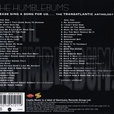 Please Sing a Song for Us... The Transatlantic Anthology
