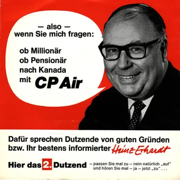 Ob Millionär ob Pensionär nach Canada mit CP Air / Schicke Musik aus Kanada
