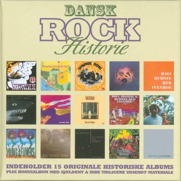 Dansk Rock Historie 1965 - 1978 by Various Artists - album cover