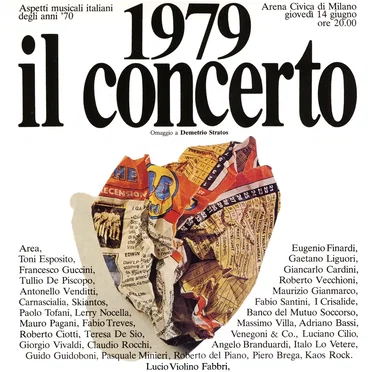 1979 Il concerto: Omaggio a Demetrio Stratos by Various Artists - album cover