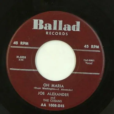 Oh Maria by Joe Alexander and The Cubans - album cover