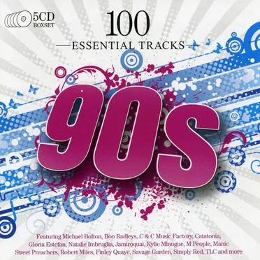 100 Essential Tracks: 90s by Various Artists - album cover