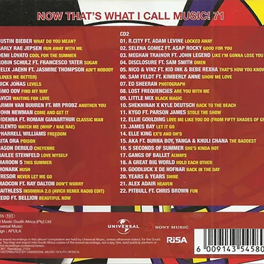 Now That’s What I Call Music! 71 by Various Artists - album cover