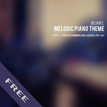 Melodic Piano Theme by Dejan S. - album cover