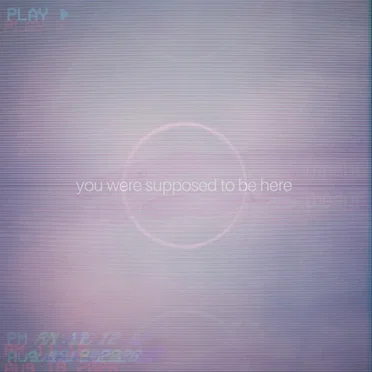 you were supposed to be here