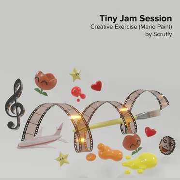 Tiny jam session - Creative Exercise (Mario Paint) by Scruffy - album cover