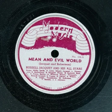 Mean and Evil World / Blues by Russell Jacquet and His All Stars - album cover