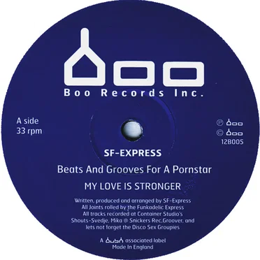 Beats and Grooves for a Pornstar by SF-Express - album cover