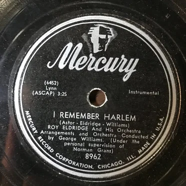 I Remember Harlem / Basin Street