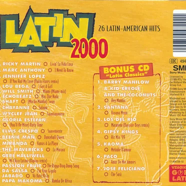 Latin 2000: 26 Latin-American Hits by Various Artists - album cover