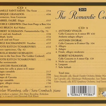 The Romantic Cello by Various Artists - album cover