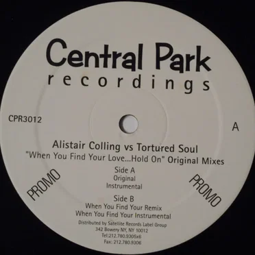 When You Find Your Love... Hold On (original Mixes)