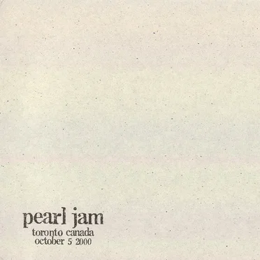 2000-10-05: Toronto, Canada (#50)