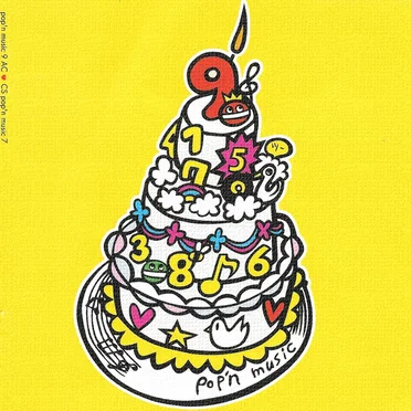 pop'n music 9 AC ♥ CS pop'n music 7 by Various Artists - album cover