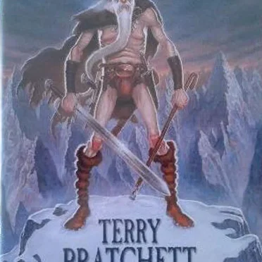 The Last Hero by Terry Pratchett - album cover