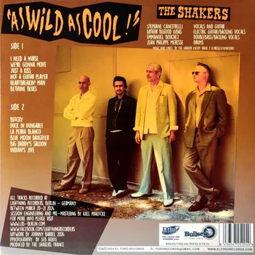 As Wild As Cool by The Shakers - album cover