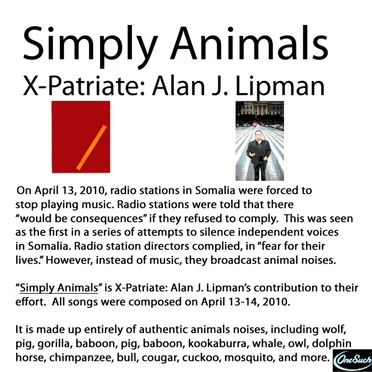 Simply Animals by X-Patriate: Alan J. Lipman - album cover