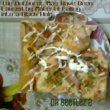 The Outburst May Have Been Caused by Material Falling into a Black Hole