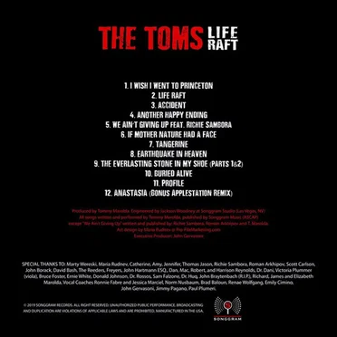 Life Raft by The Toms - album cover