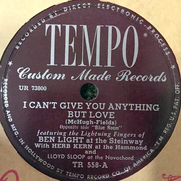 I Can't Give You Anything but Love / Blue Room