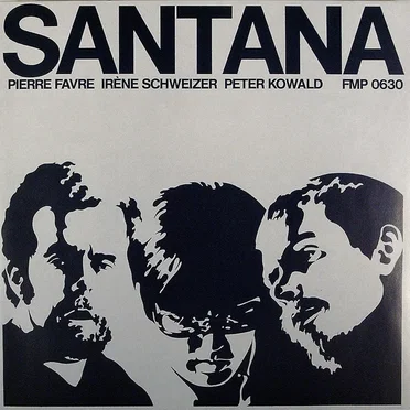Santana by Pierre Favre Trio - album cover