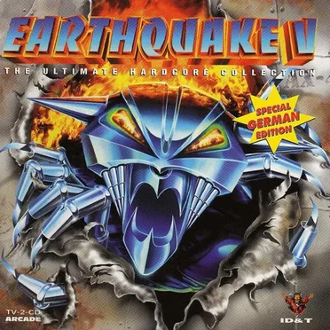 Earthquake V (The Ultimate Hardcore Collection) by Various Artists - album cover