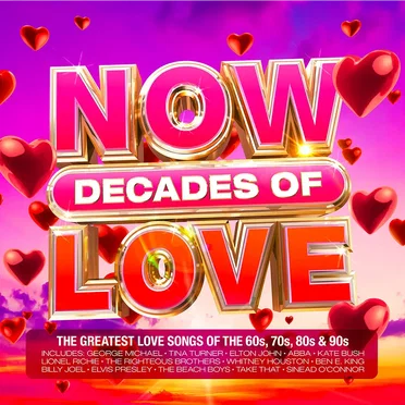 Now Decades of Love by Various Artists - album cover