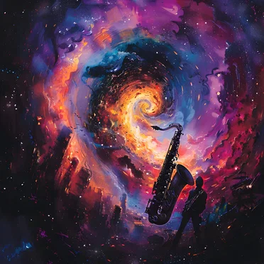 Event Horizon Serenades: A Quantum Jazz Odyssey