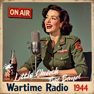 Wartime Radio 1944 by Little Church Big Band - album cover