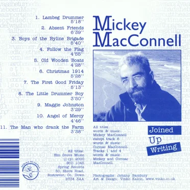 Joined Up Writing by Mickey MacConnell - album cover
