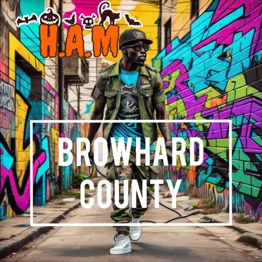 BrowHard County by H-A-M(Hustle-And-Motivate) - album cover