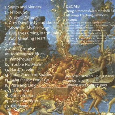 Hellbound by Doug Simmons & Glen Mitchell Band - album cover