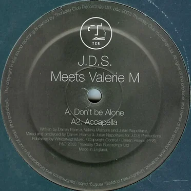 Don't Be Alone / Blackout by JDS - album cover