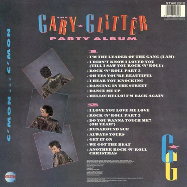 C’mon C’mon: The Gary Glitter Party Album by Gary Glitter - album cover